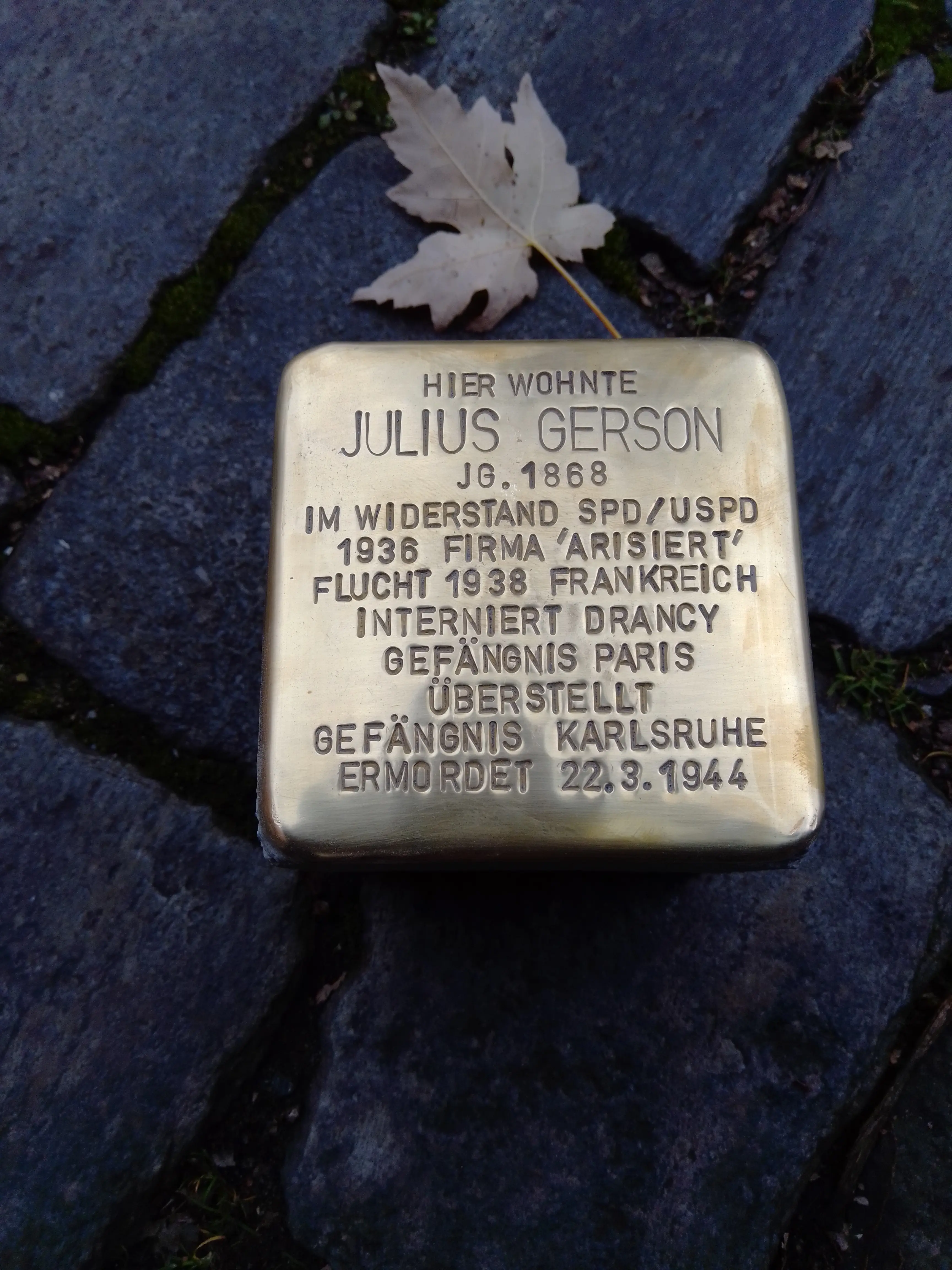 c/o Projekt-Stolpersteine.de